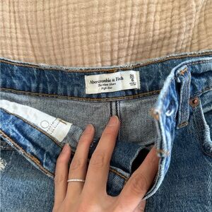 Abercrombie & Fitch Women's High Rise Blue Jeans